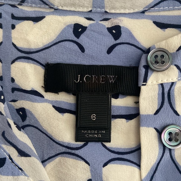 J Crew silk cat top - Picture 3 of 6